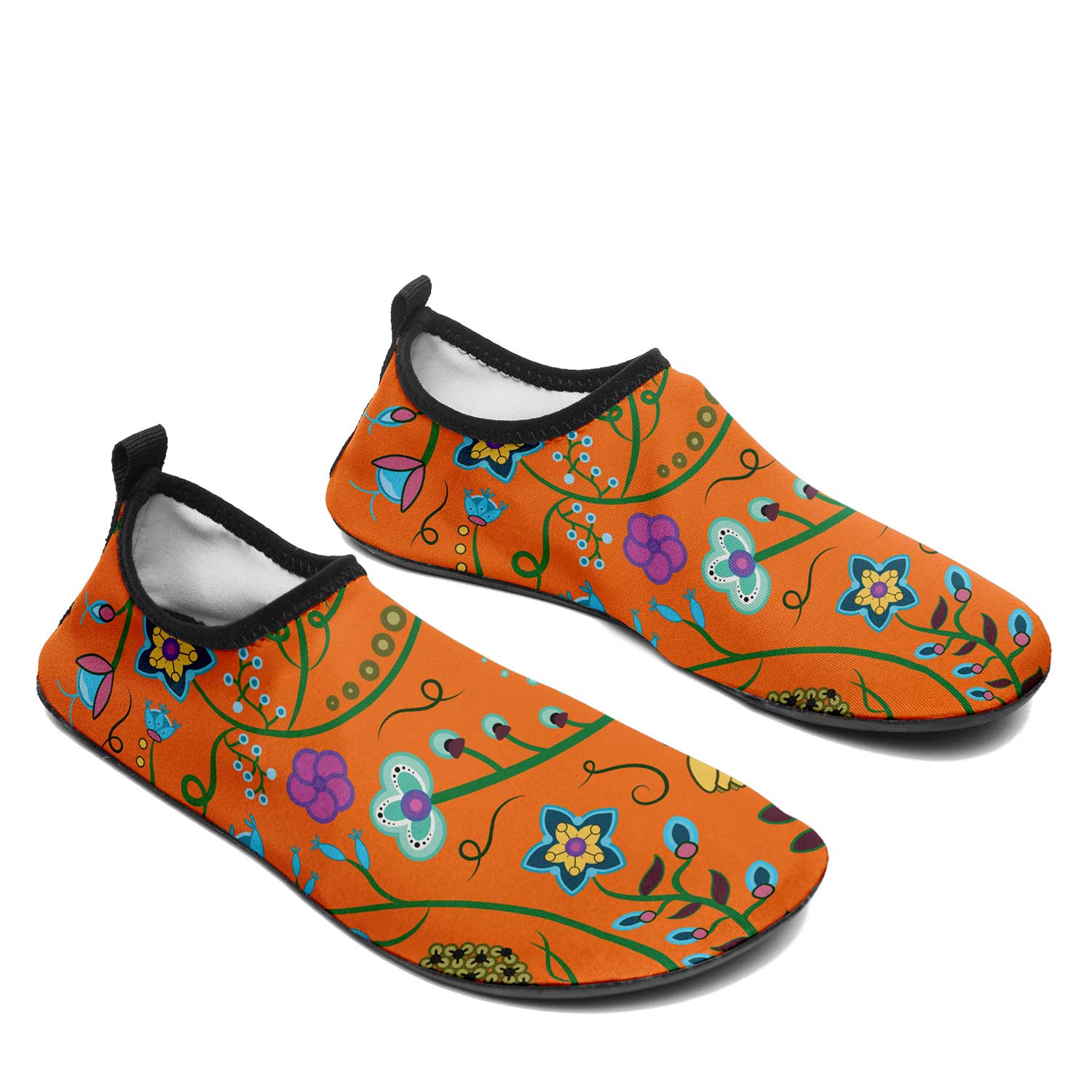 Fresh Fleur Carrot Kid's Sockamoccs Slip On Shoes