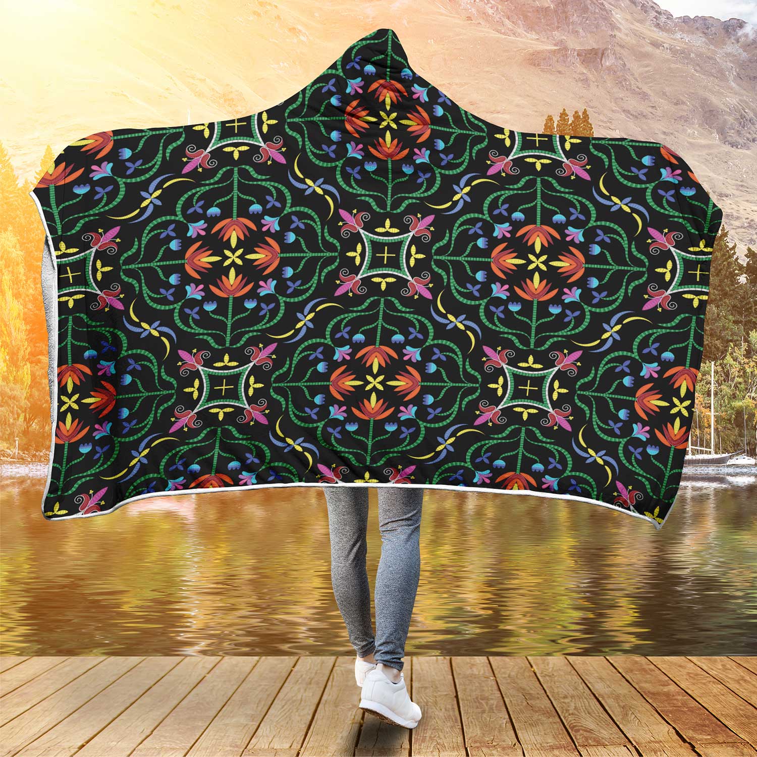 Quill Visions Hooded Blanket