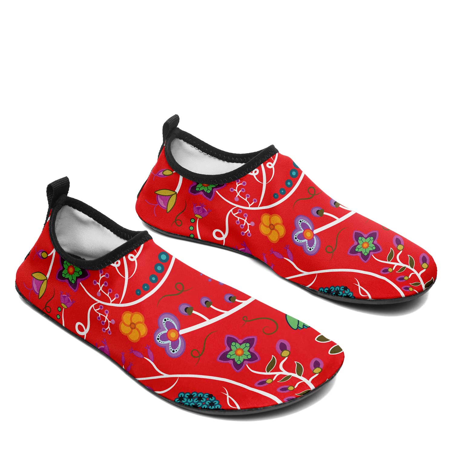 Fresh Fleur Fire Kid's Sockamoccs Slip On Shoes