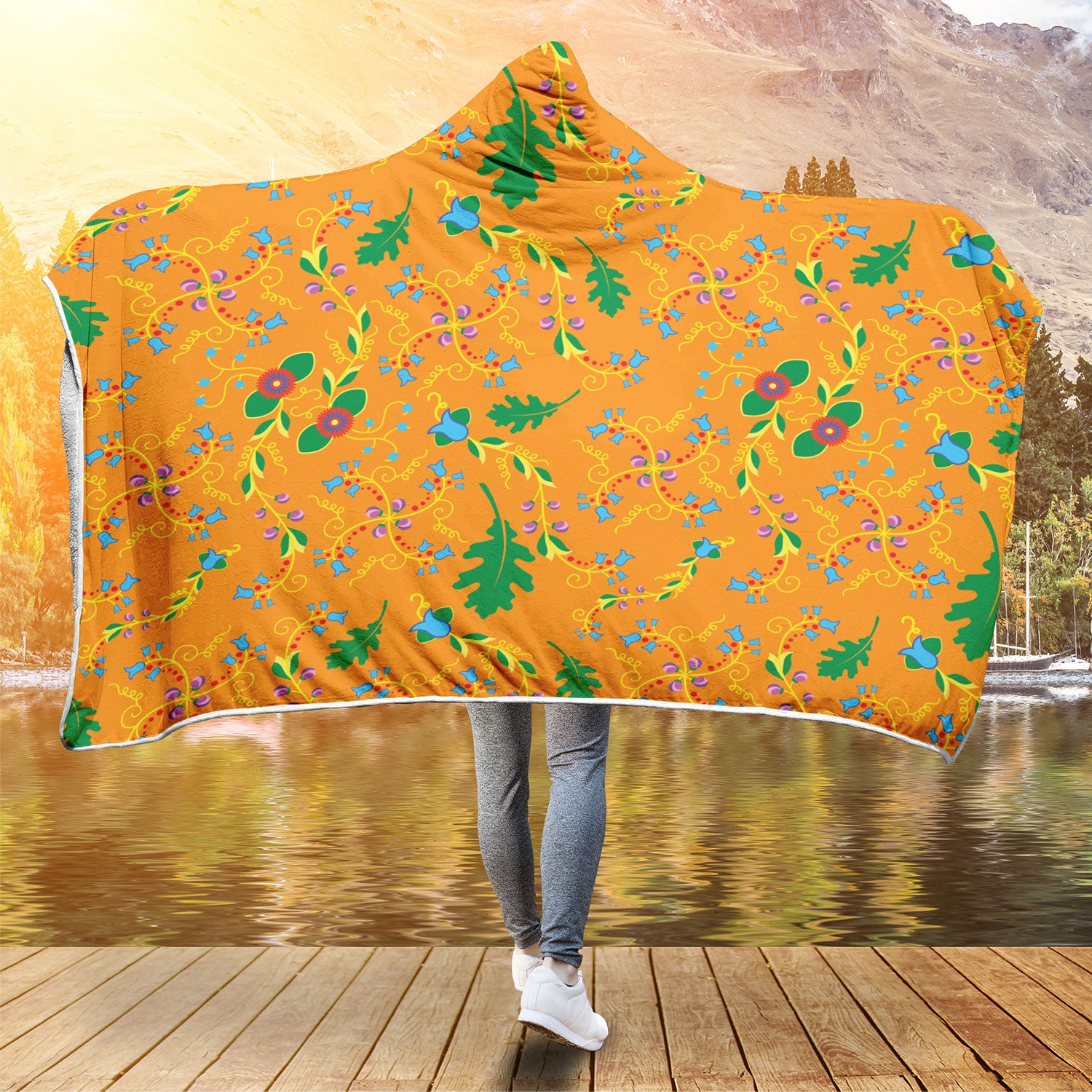 Vine Life Sunshine Hooded Blanket