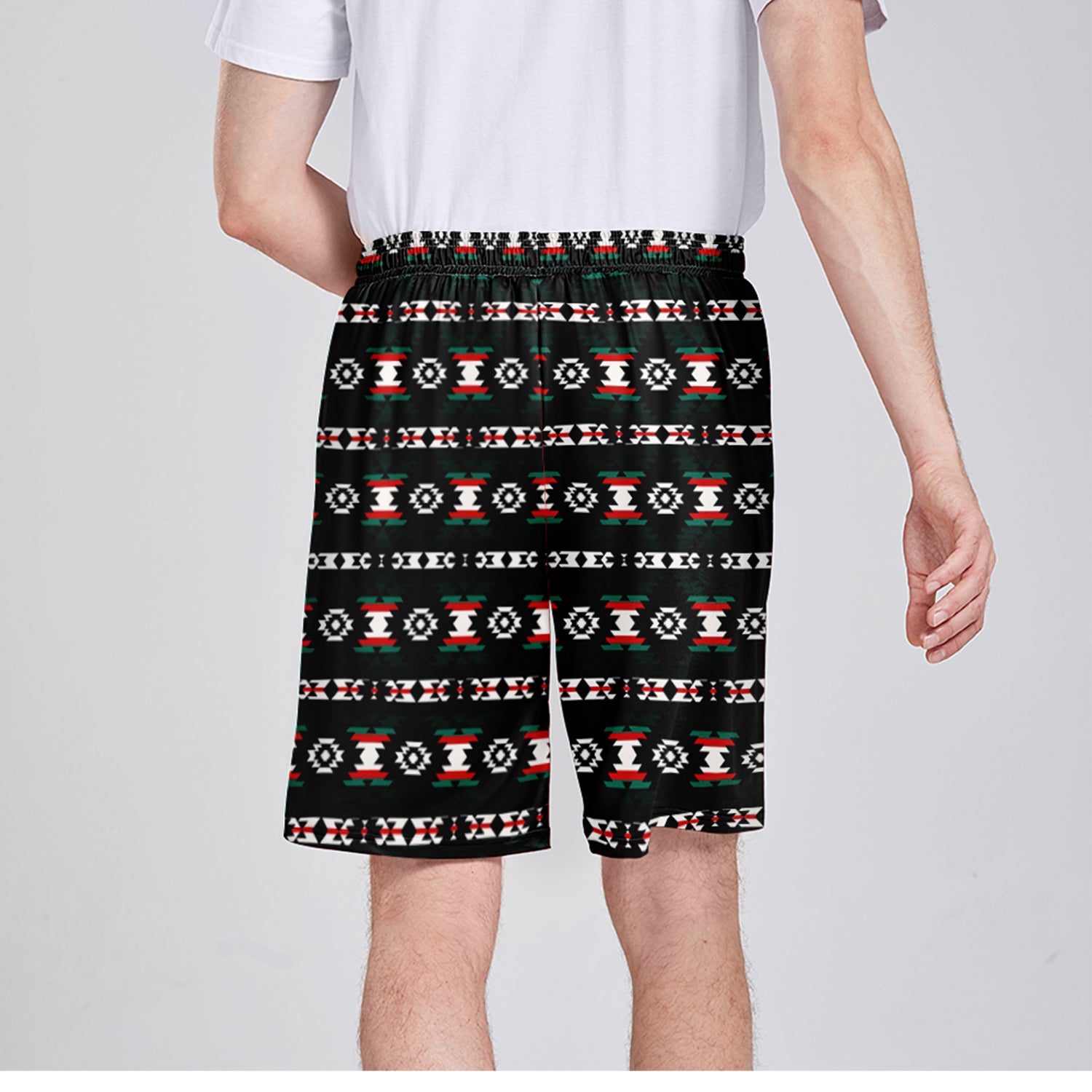 Cree Confederacy War Party Athletic Shorts with Pockets