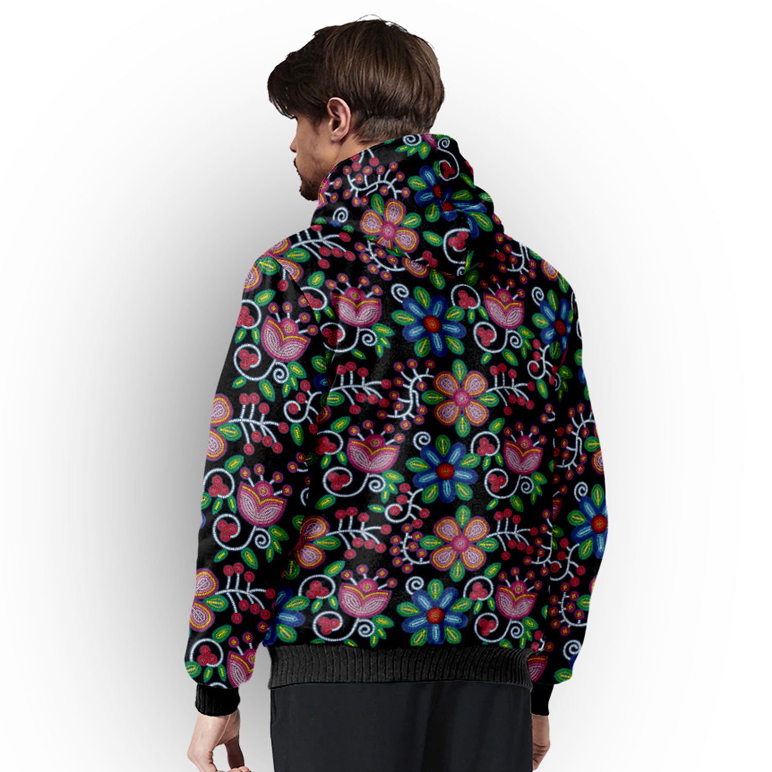 Midnight Garden Sherpa Hoodie