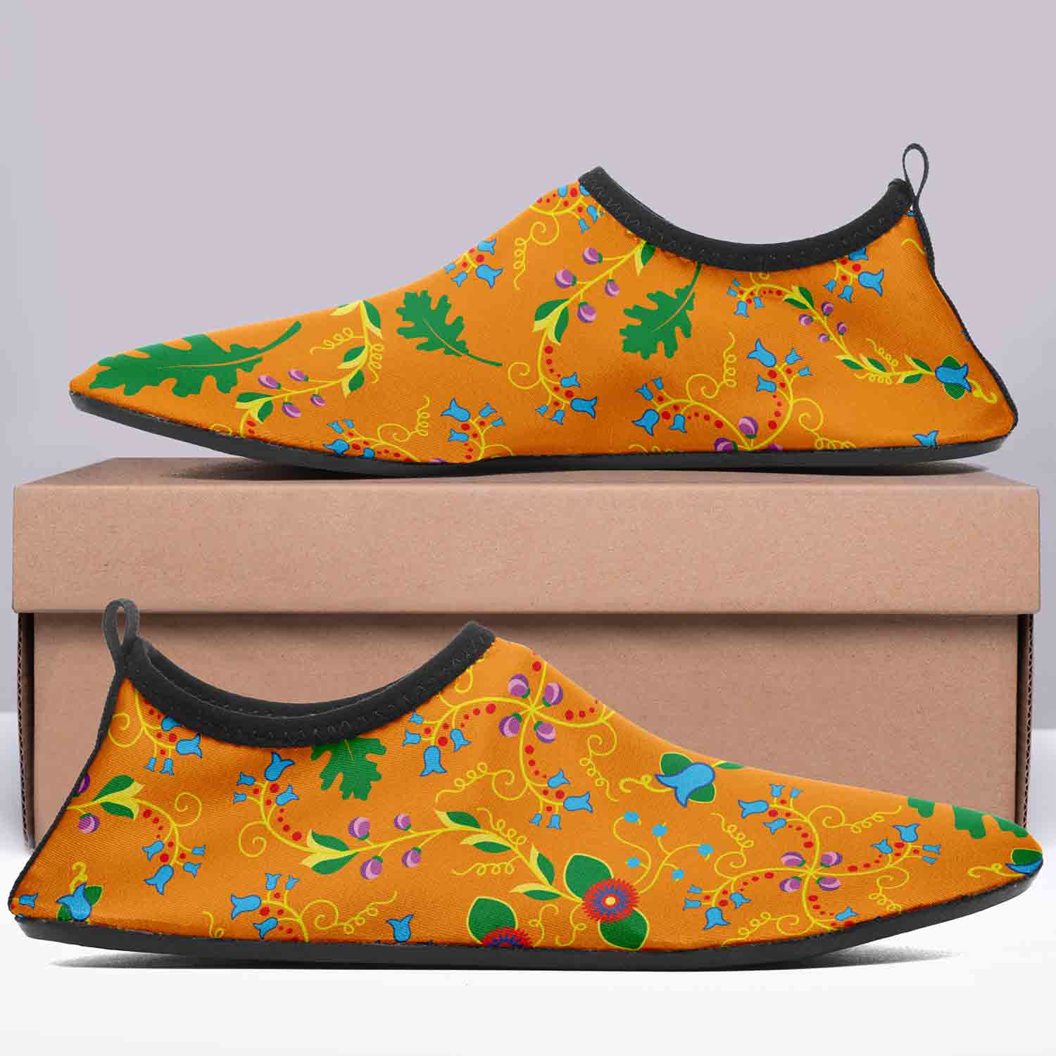 Vine Life Sunshine Kid's Sockamoccs Slip On Shoes