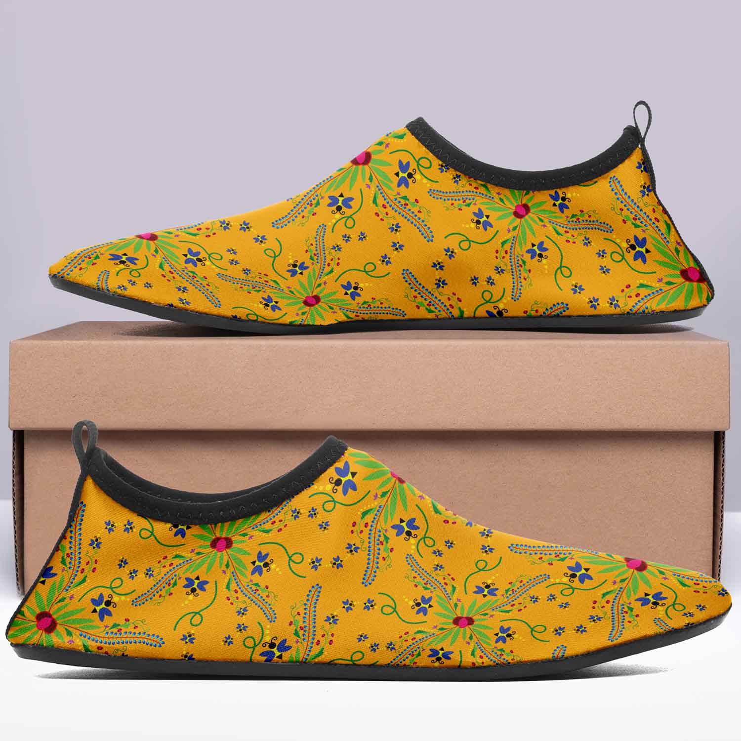 Willow Bee Sunshine Kid's Sockamoccs Slip On Shoes