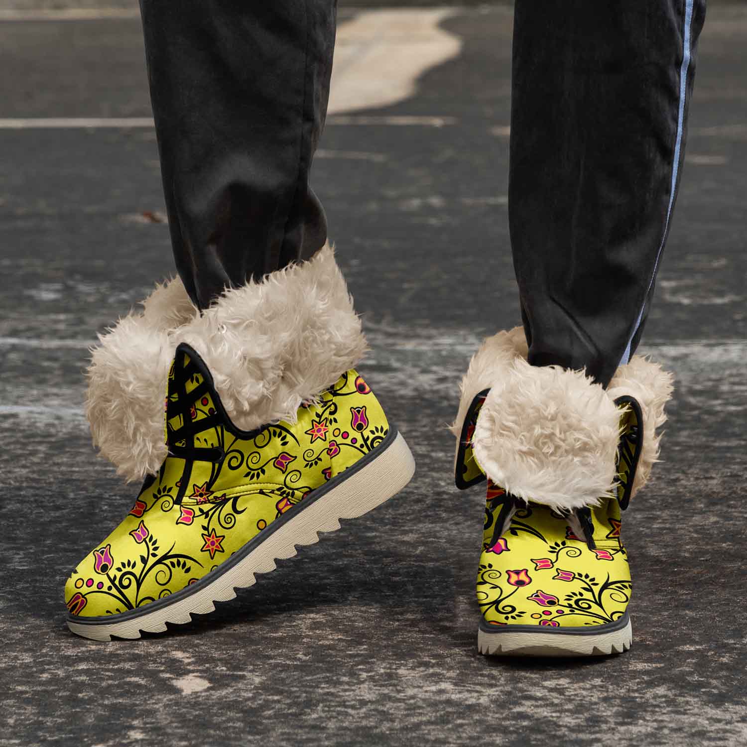 Key Lime Star Polar Winter Boots