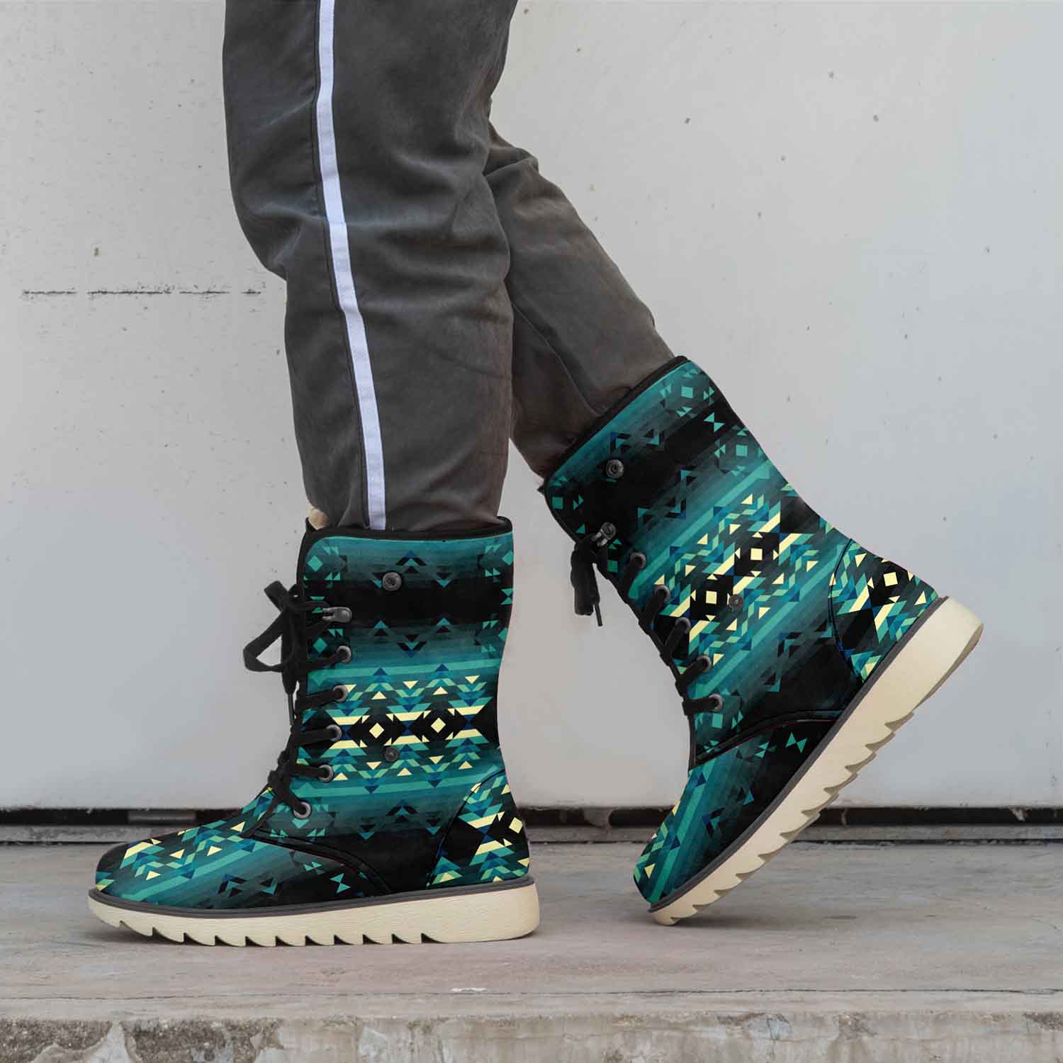 Inspire Green Polar Winter Boots