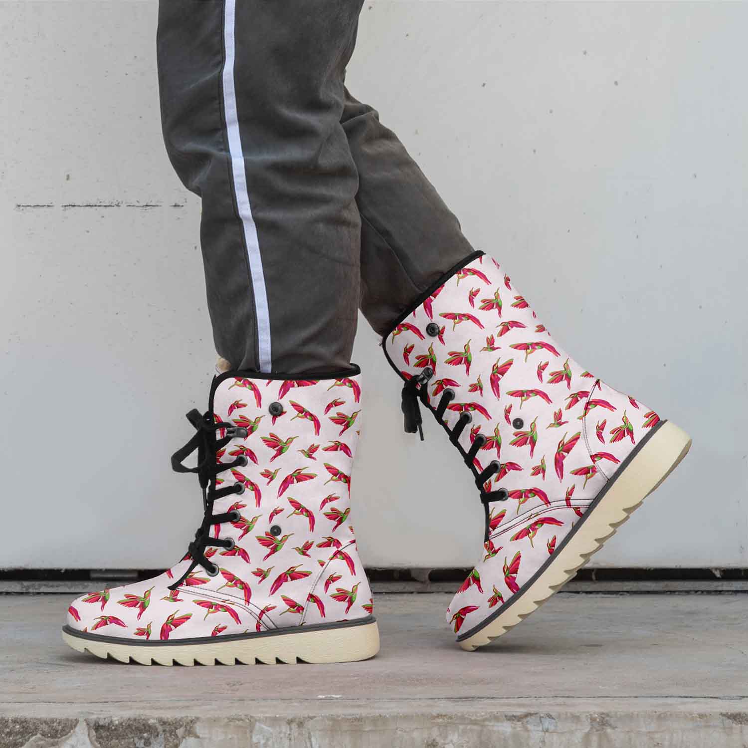 Red Swift Colourful Polar Winter Boots