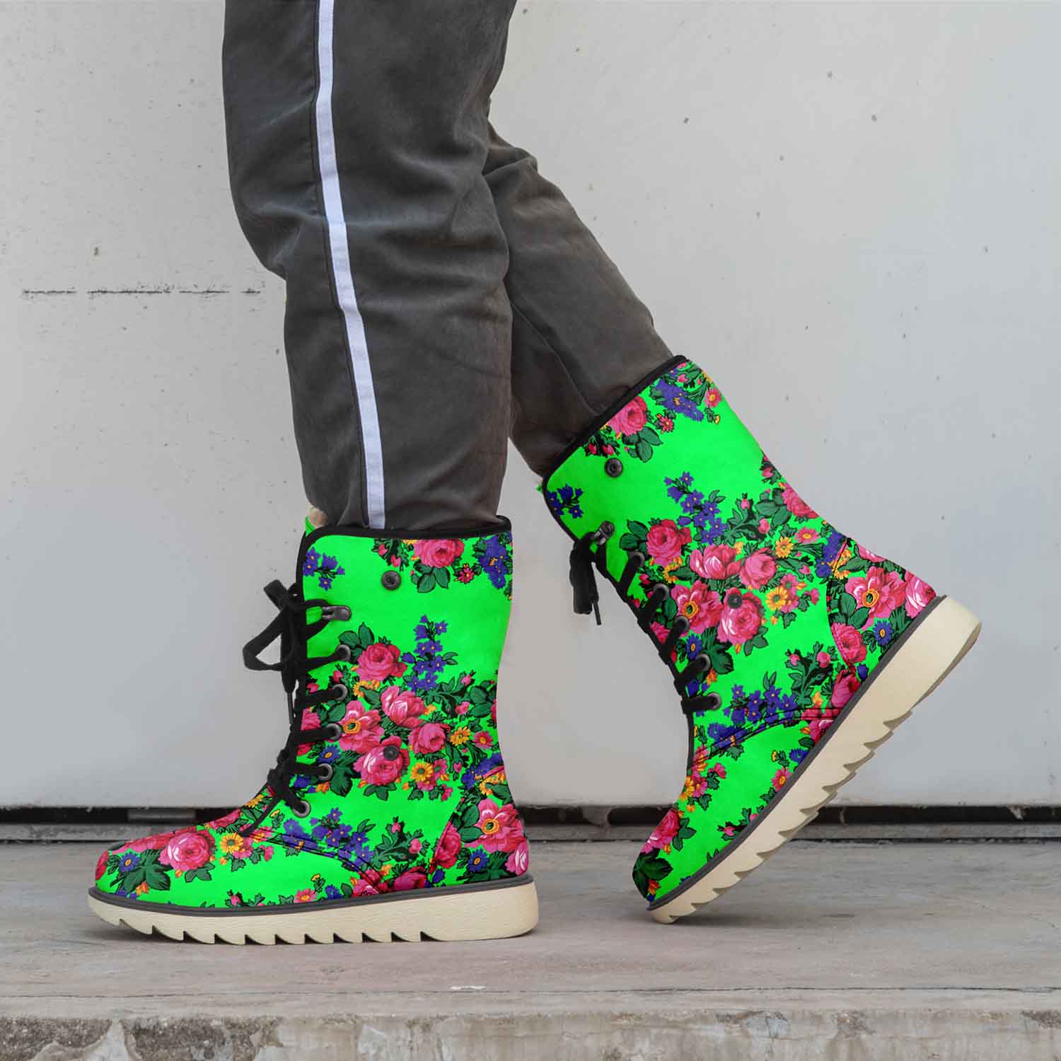 Kokum's Revenge Green Polar Winter Boots