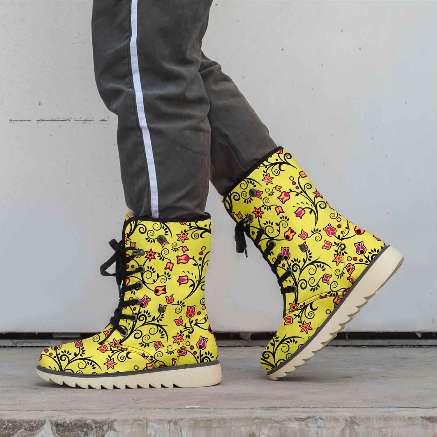 Key Lime Star Polar Winter Boots