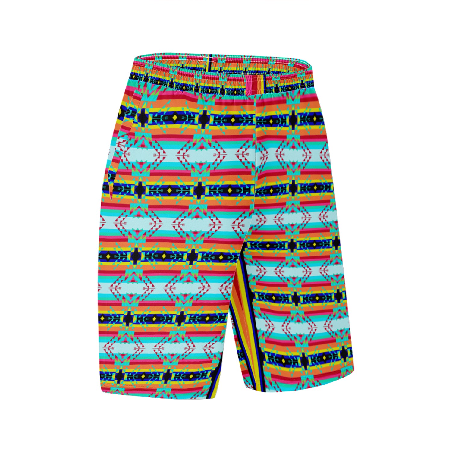 Sacred Spring Athletic Shorts with Pockets
