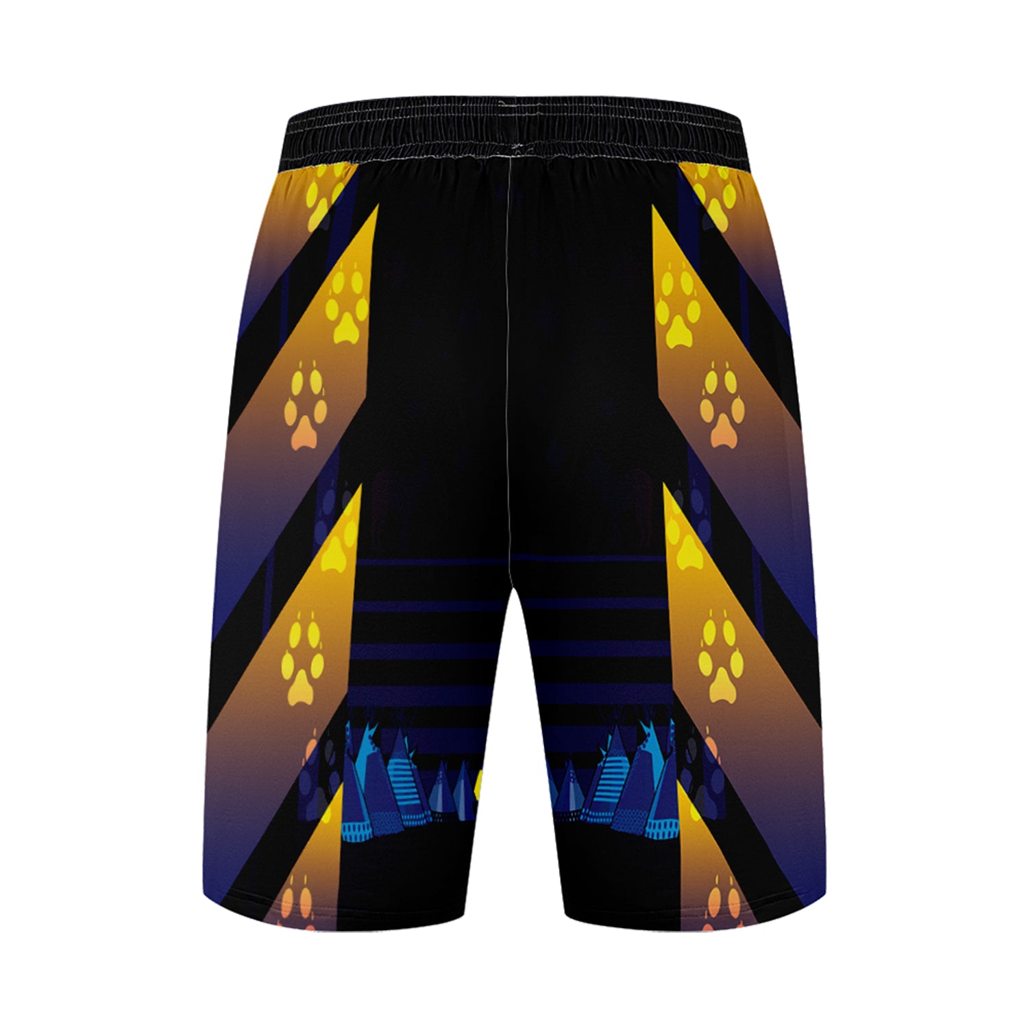 Wolf Star Athletic Shorts with Pockets