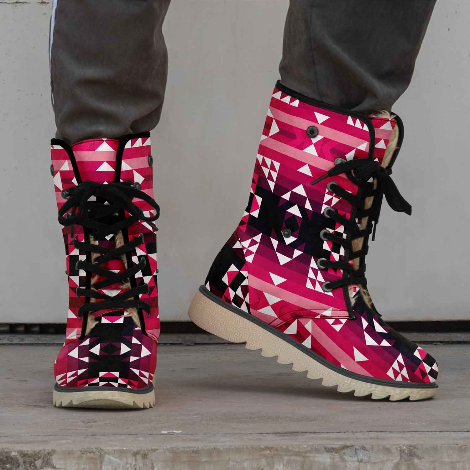 Royal Airspace Red Polar Winter Boots