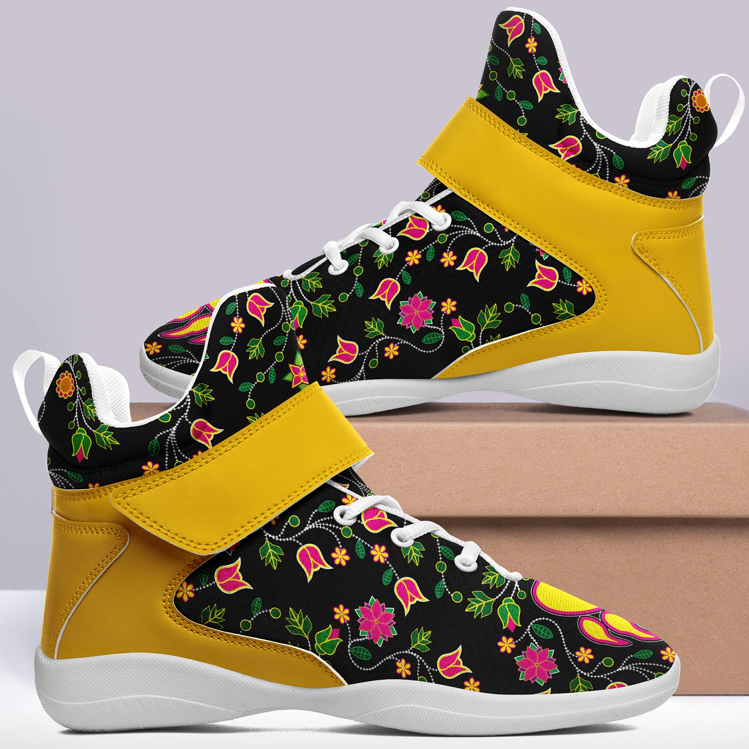 Floral Bearpaw Kid's Ipottaa Basketball / Sport High Top Shoes