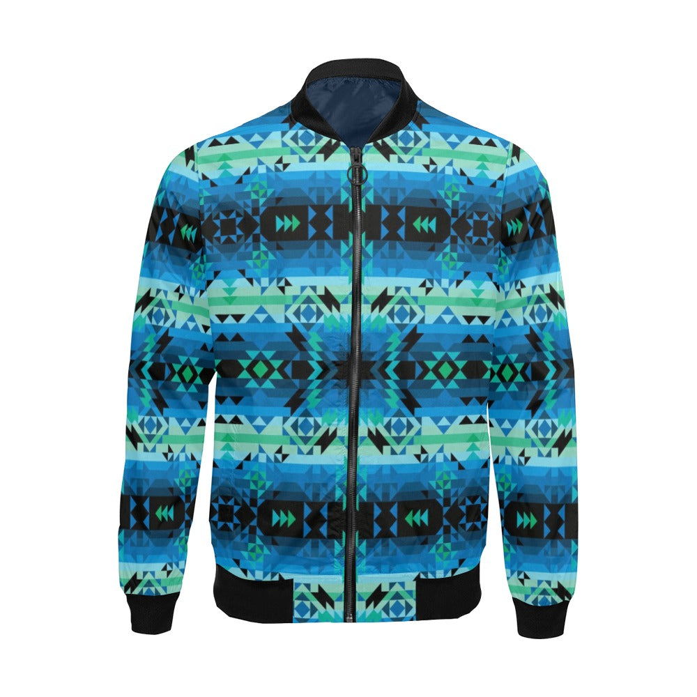 Green Star Bomber Jacket for Men