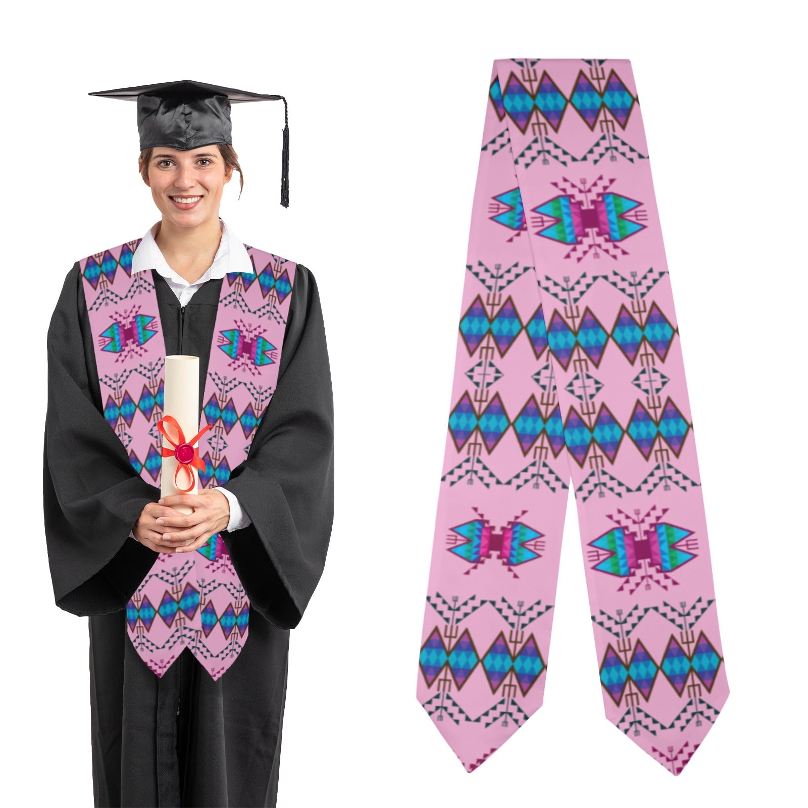 Sacred Trust Carnation Graduation Stole