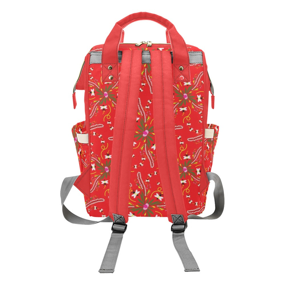 Willow Bee Cardinal Multi Function Diaper Backpack Diaper Bag