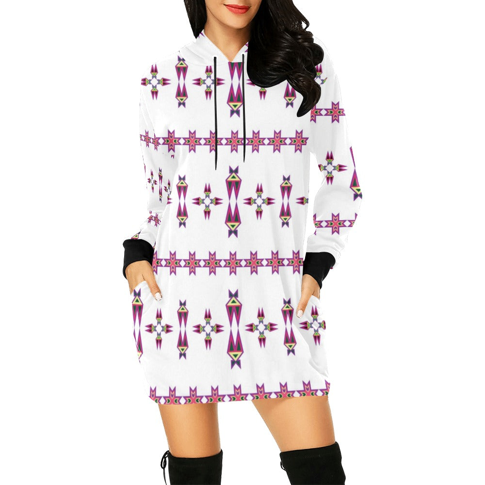Four Directions Lodge Flurry Hoodie Dress