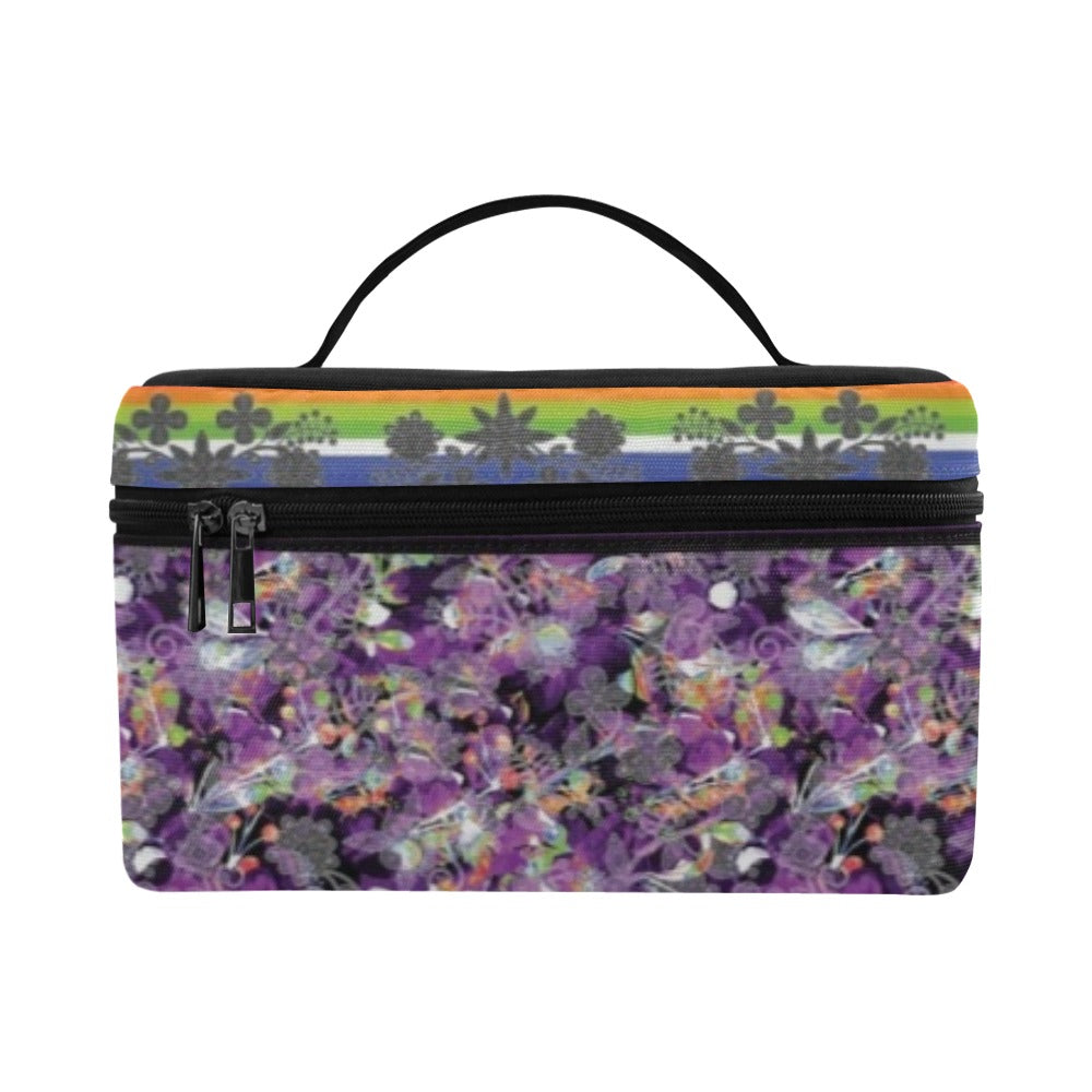 Culture in Nature Purple Cosmetic Bag/Large