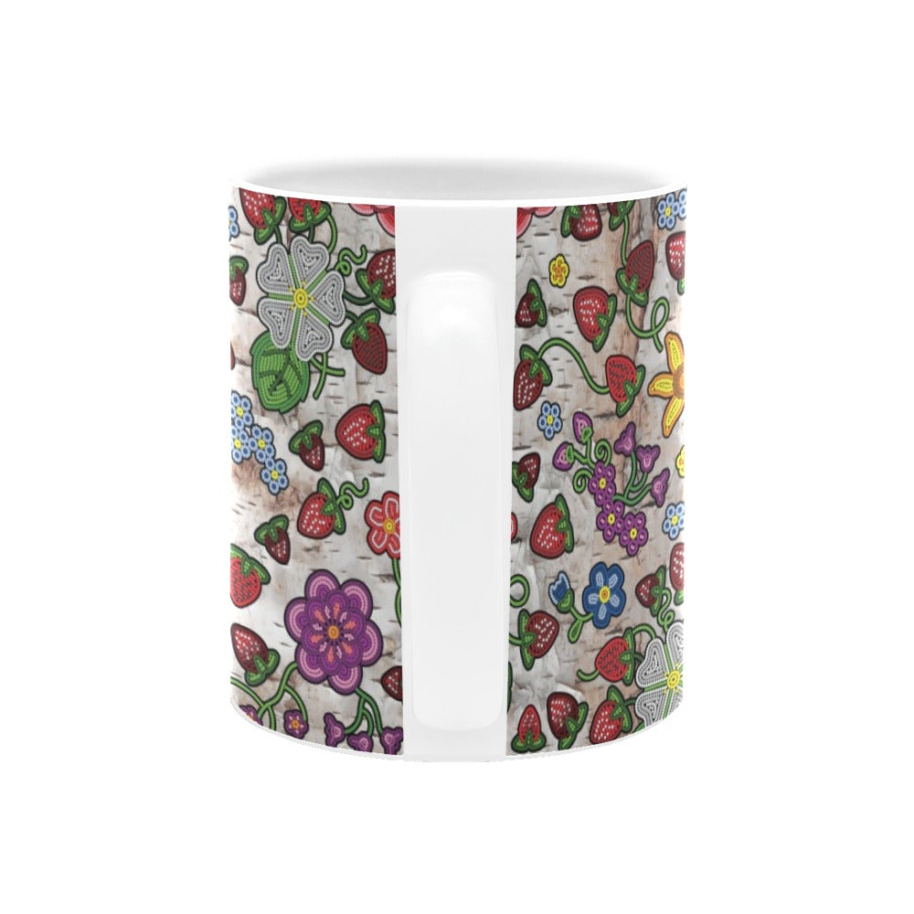 Berry Pop Br Bark White Mug(11OZ)