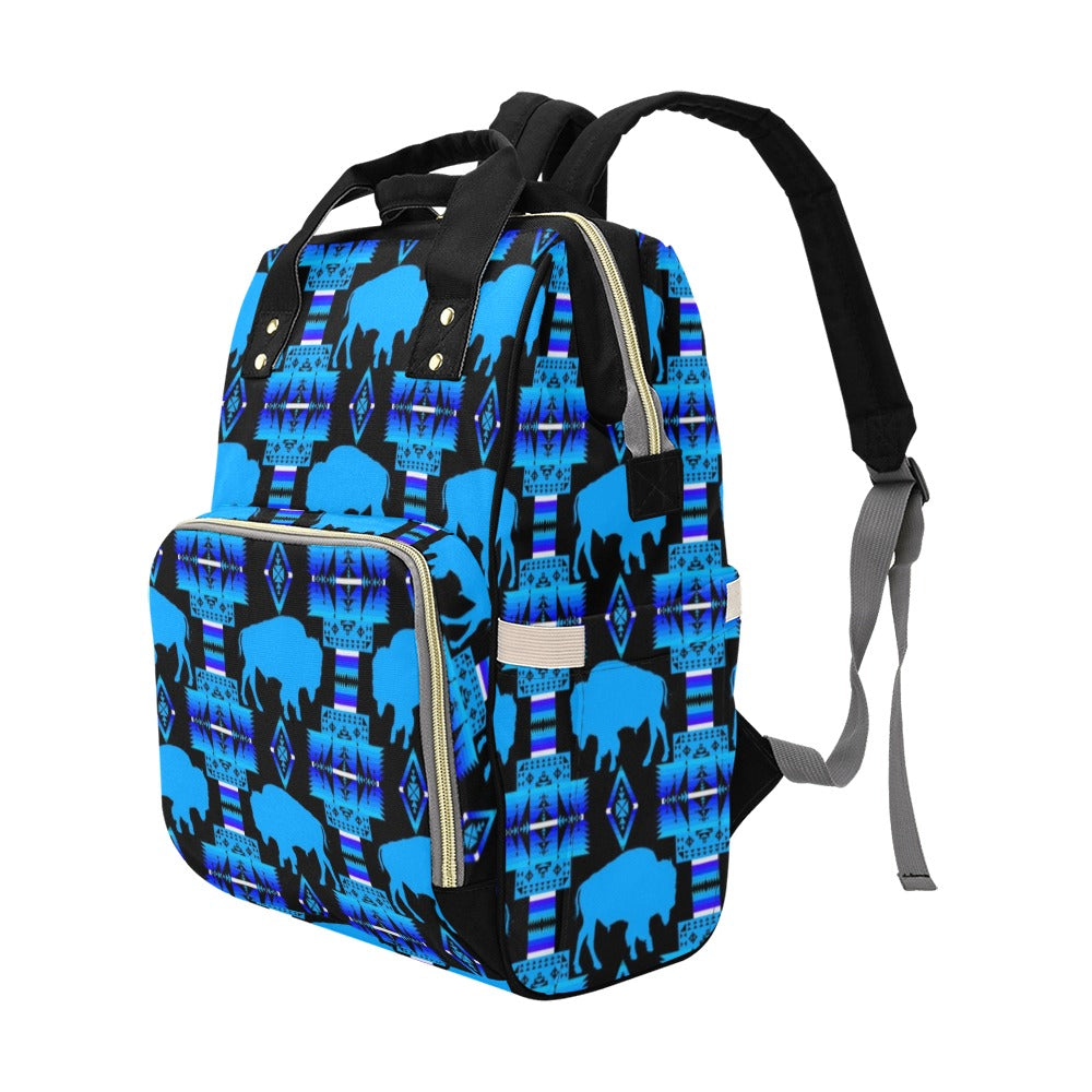 Midnight Lake Buffalo Multi-Function Diaper Backpack/Diaper Bag