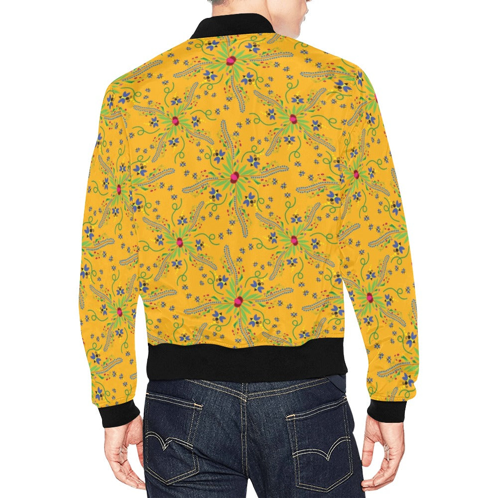 Willow Bee Sunshine Bomber Jacket for Men