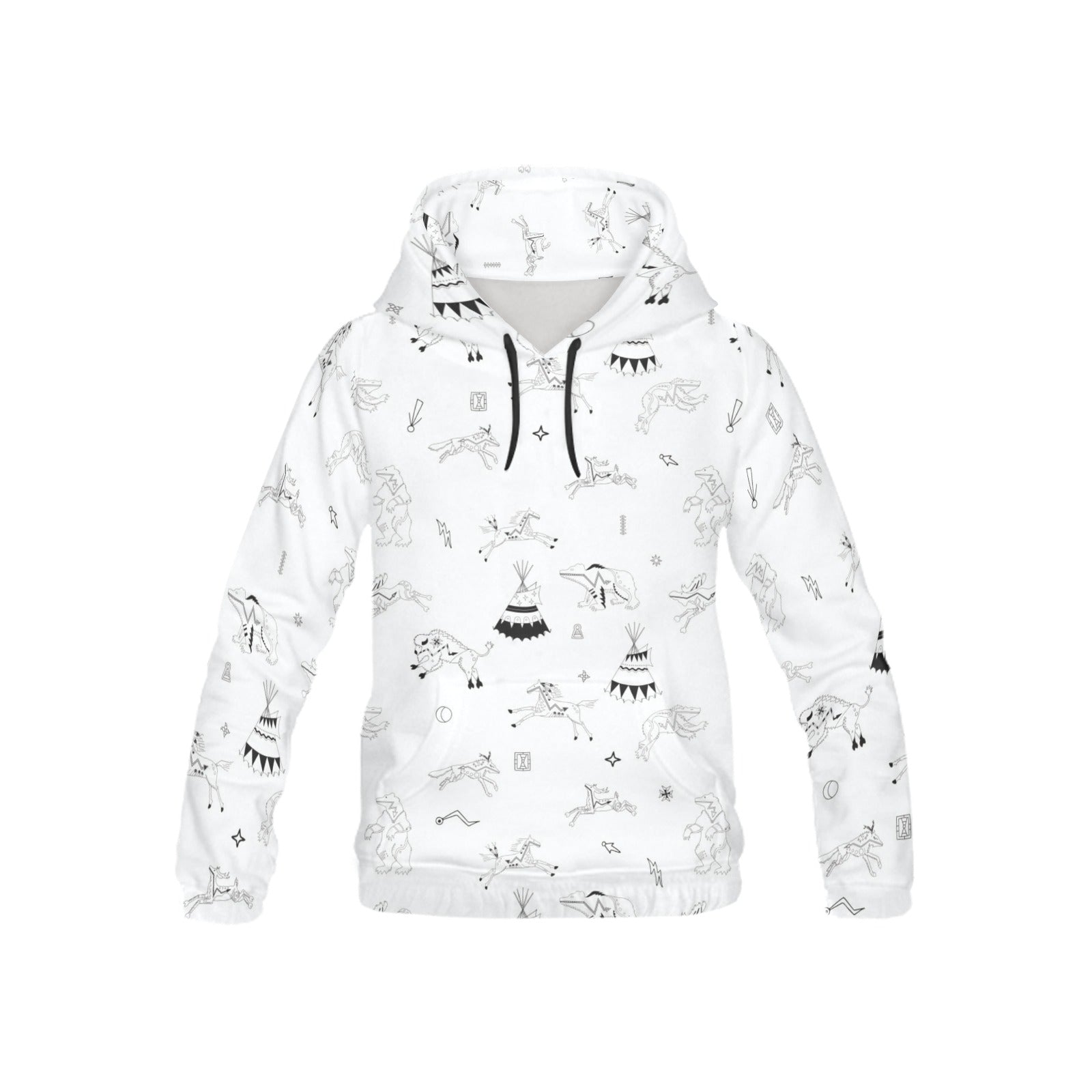Ledger Dabbles White Hoodie for Kid (USA Size)