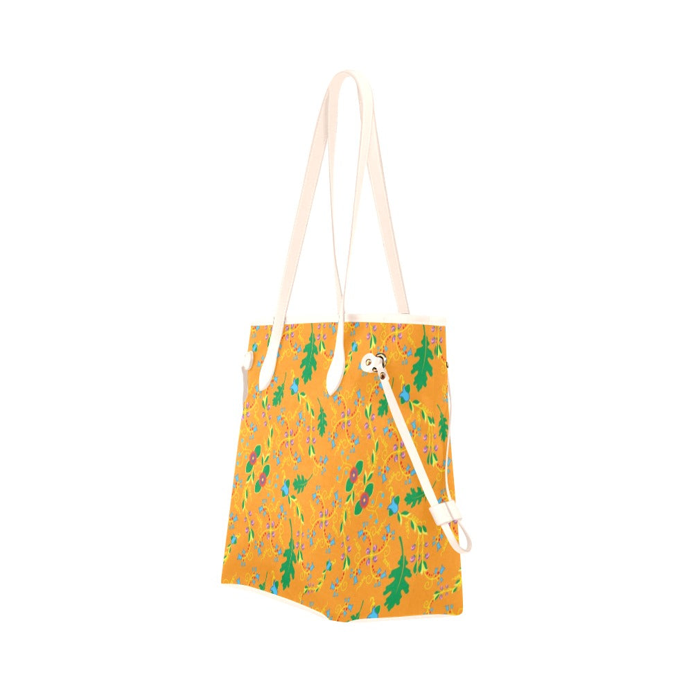 Vine Life Sunshine Clover Canvas Tote Bag