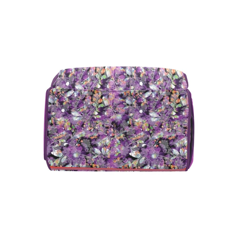 Culture in Nature Purple Multi-Function Diaper Backpack/Diaper Bag