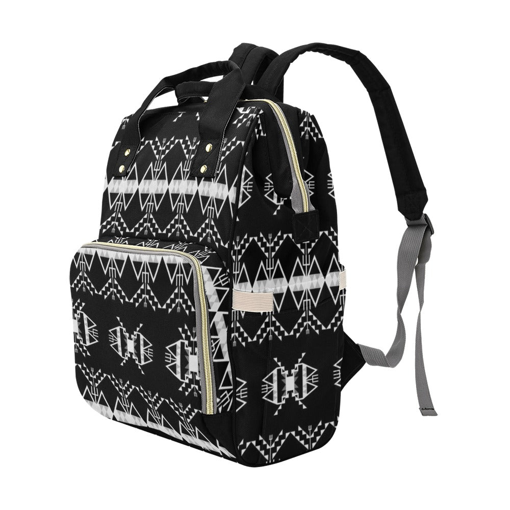 Sacred Trust Black Multi-Function Diaper Backpack/Diaper Bag