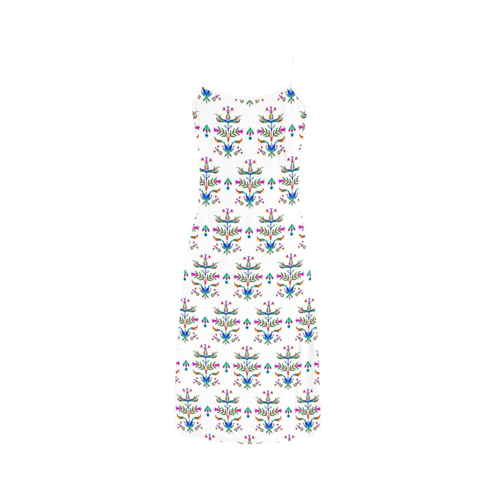 Dakota Damask White Alcestis Slip Dress