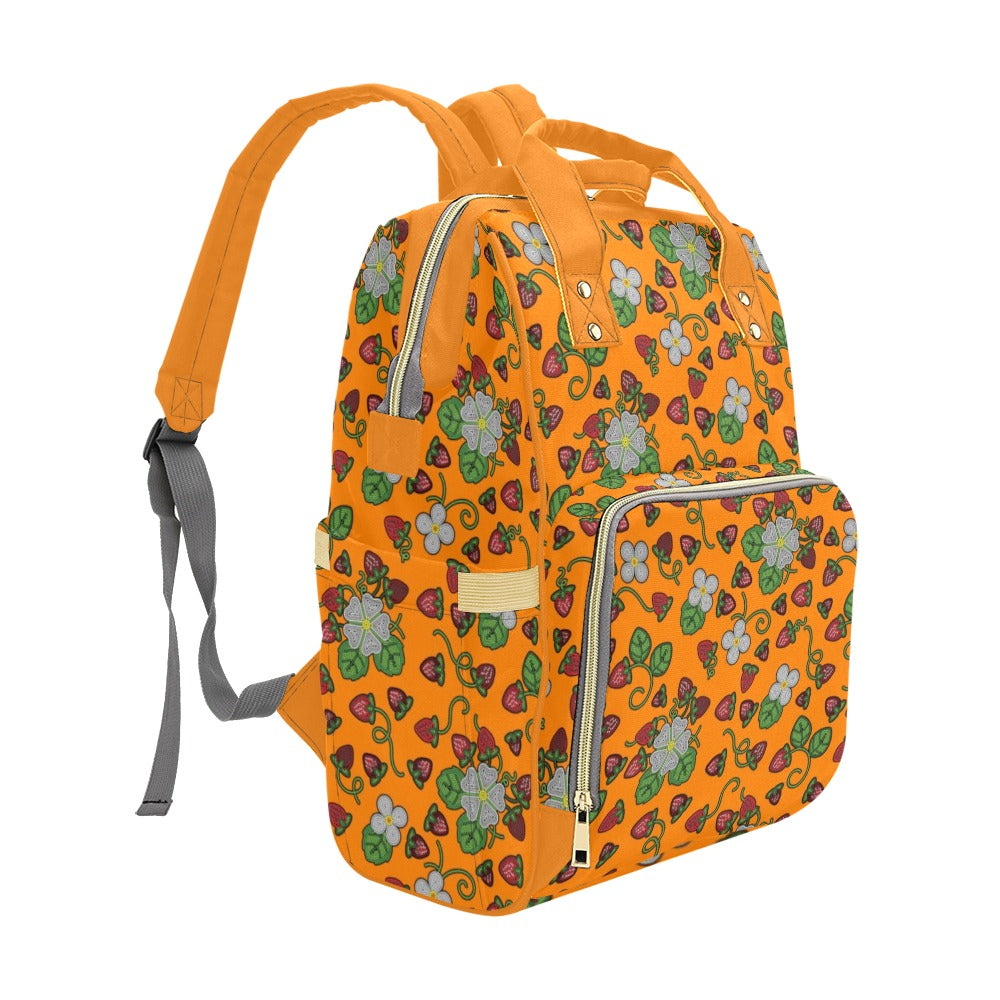 Strawberry Dreams Carrot Multi-Function Diaper Backpack/Diaper Bag