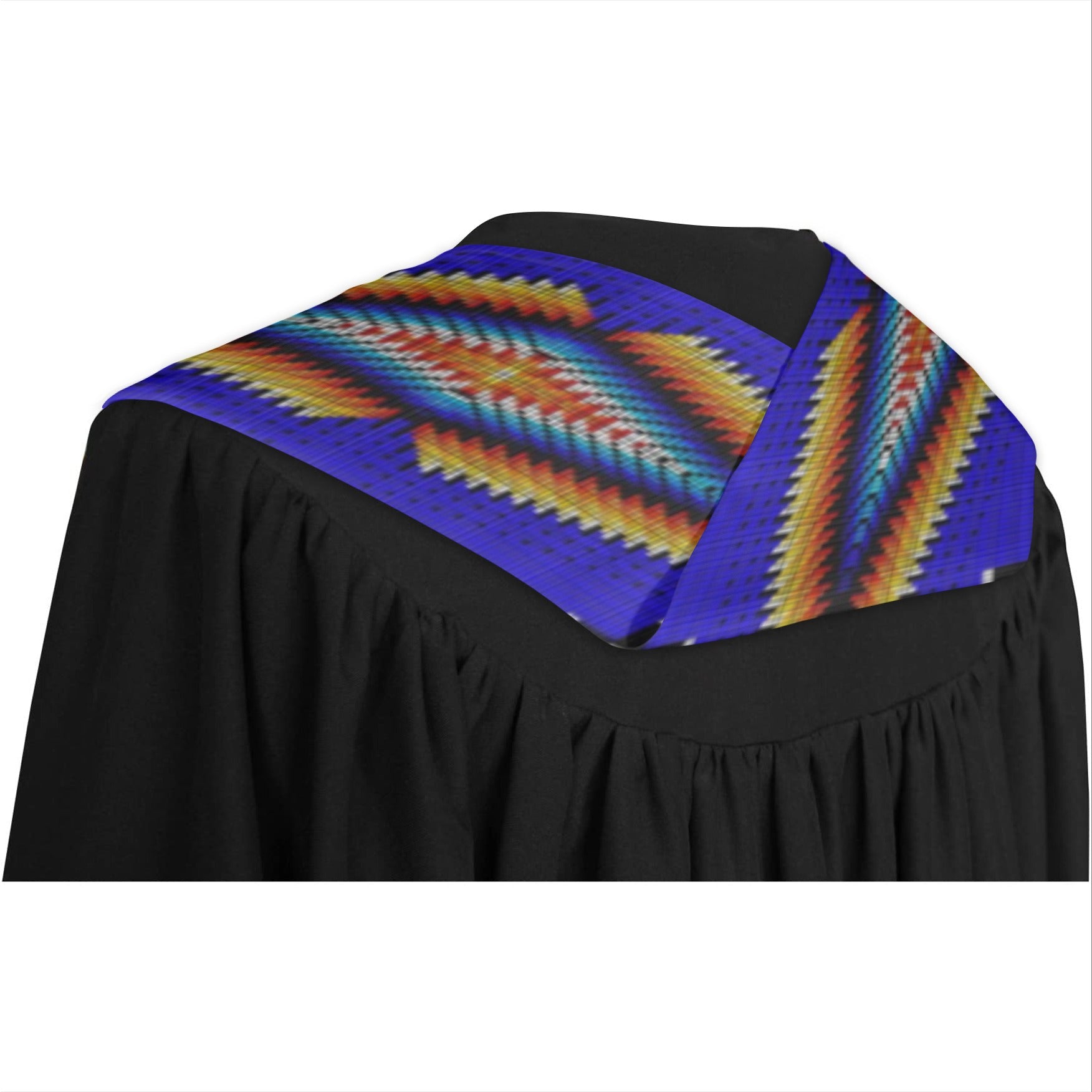 Diamond in the Bluff Blue Graduation Stole