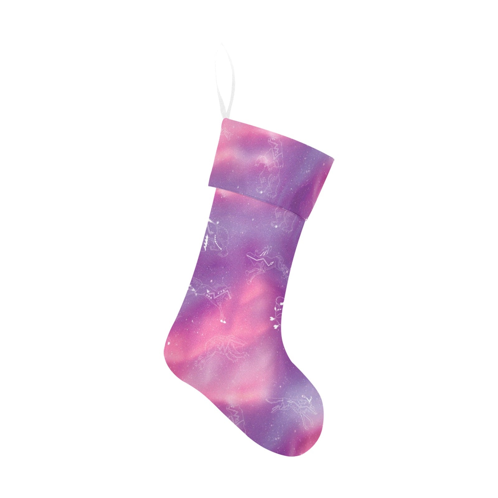 Animal Ancestors 7 Aurora Gases Pink and Purple Christmas Stocking