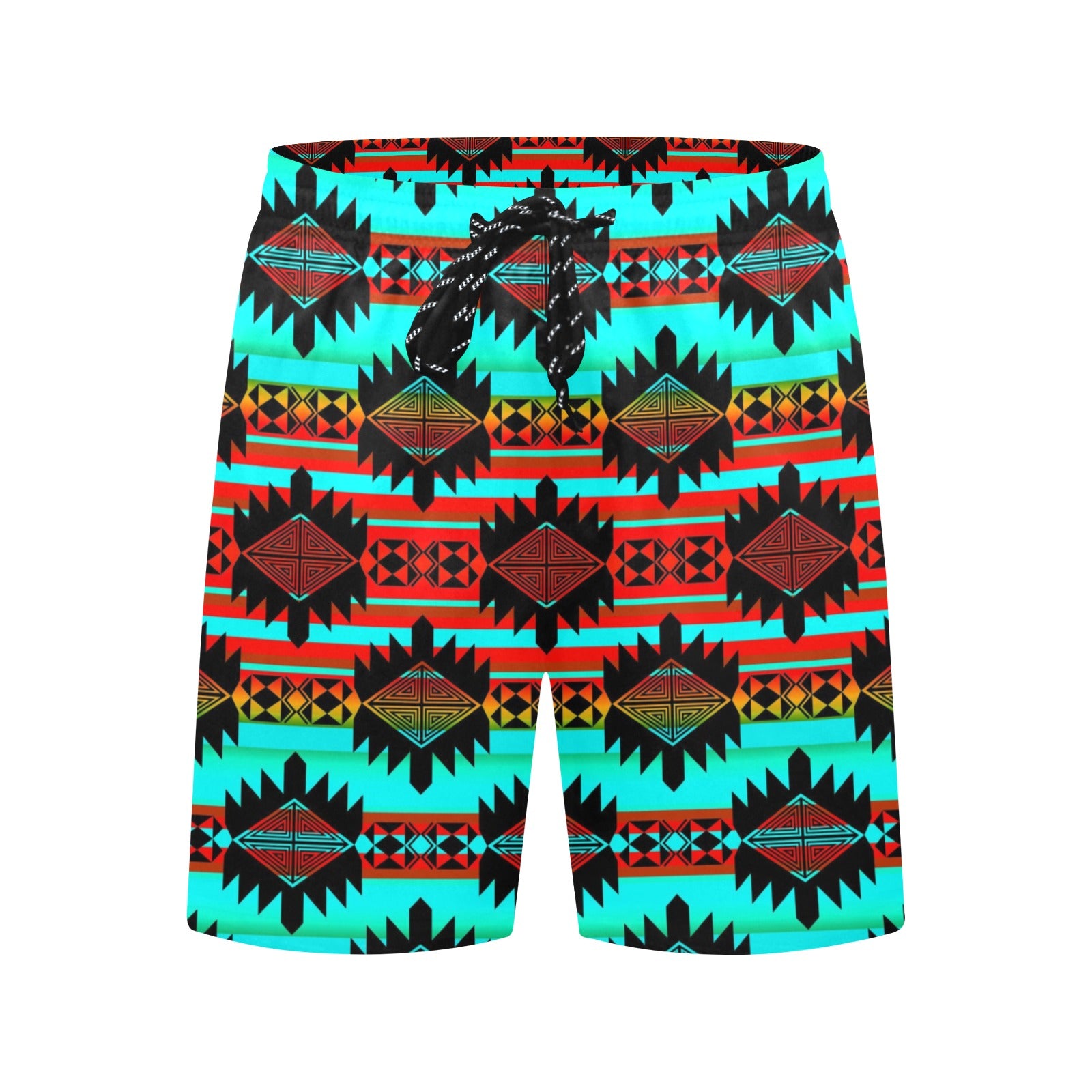 Okotoks Arrow Men's Mid-Length Beach Shorts