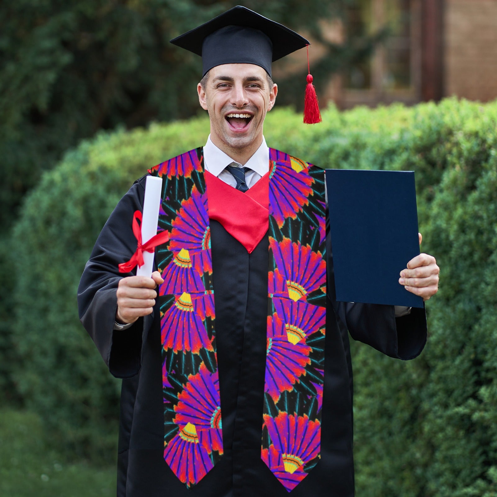 Eagle Feather Remix Graduation Stole