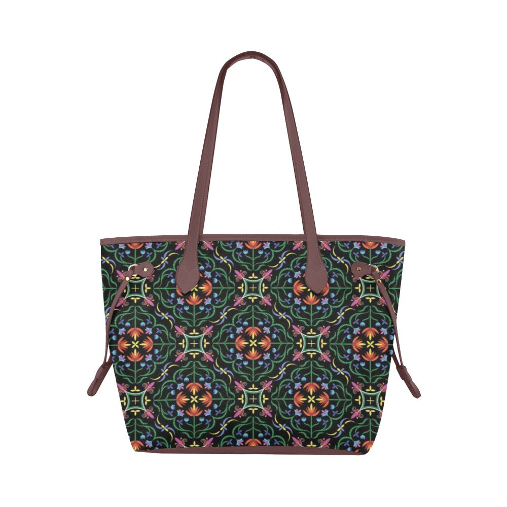 Quill Visions Clover Canvas Tote Bag