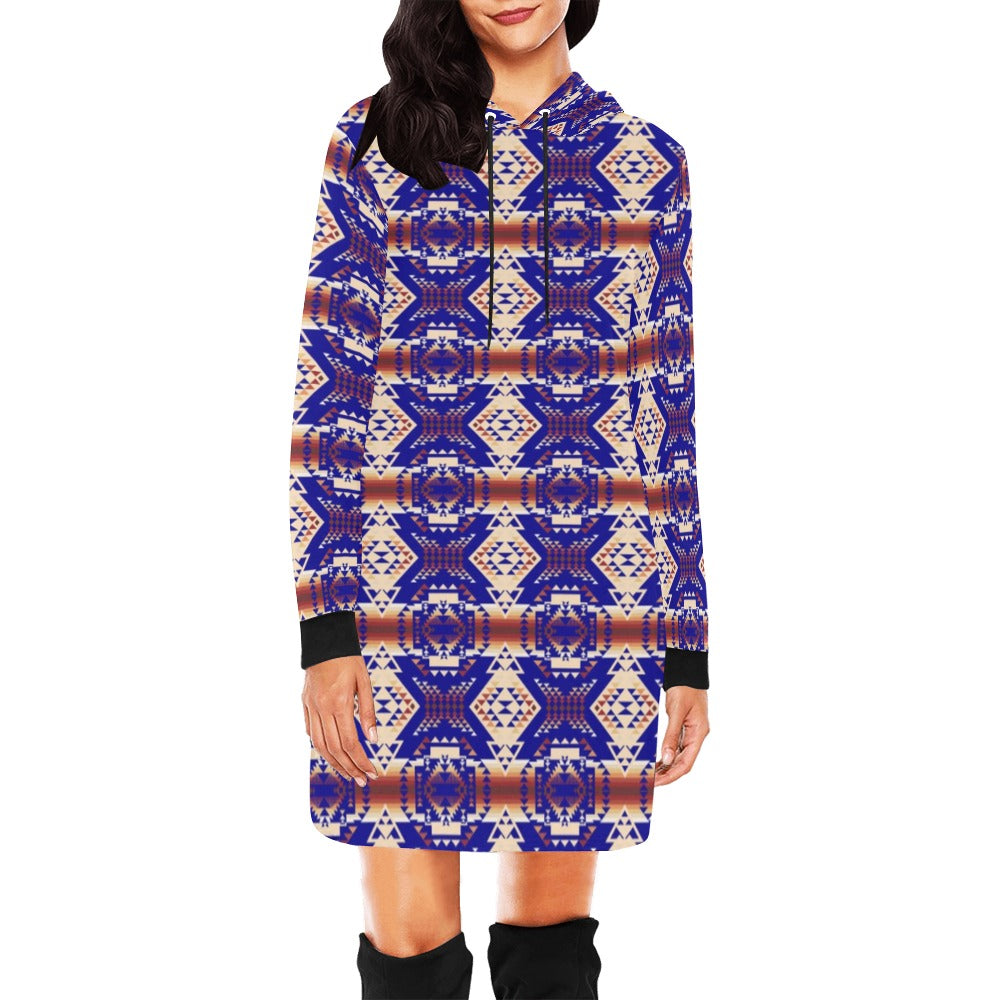 Gathering Earth Lake Hoodie Dress