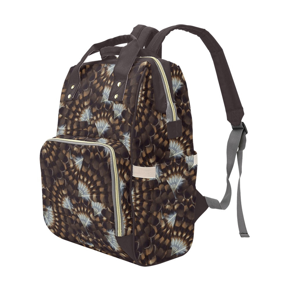 Hawk Feathers Multi-Function Diaper Backpack/Diaper Bag