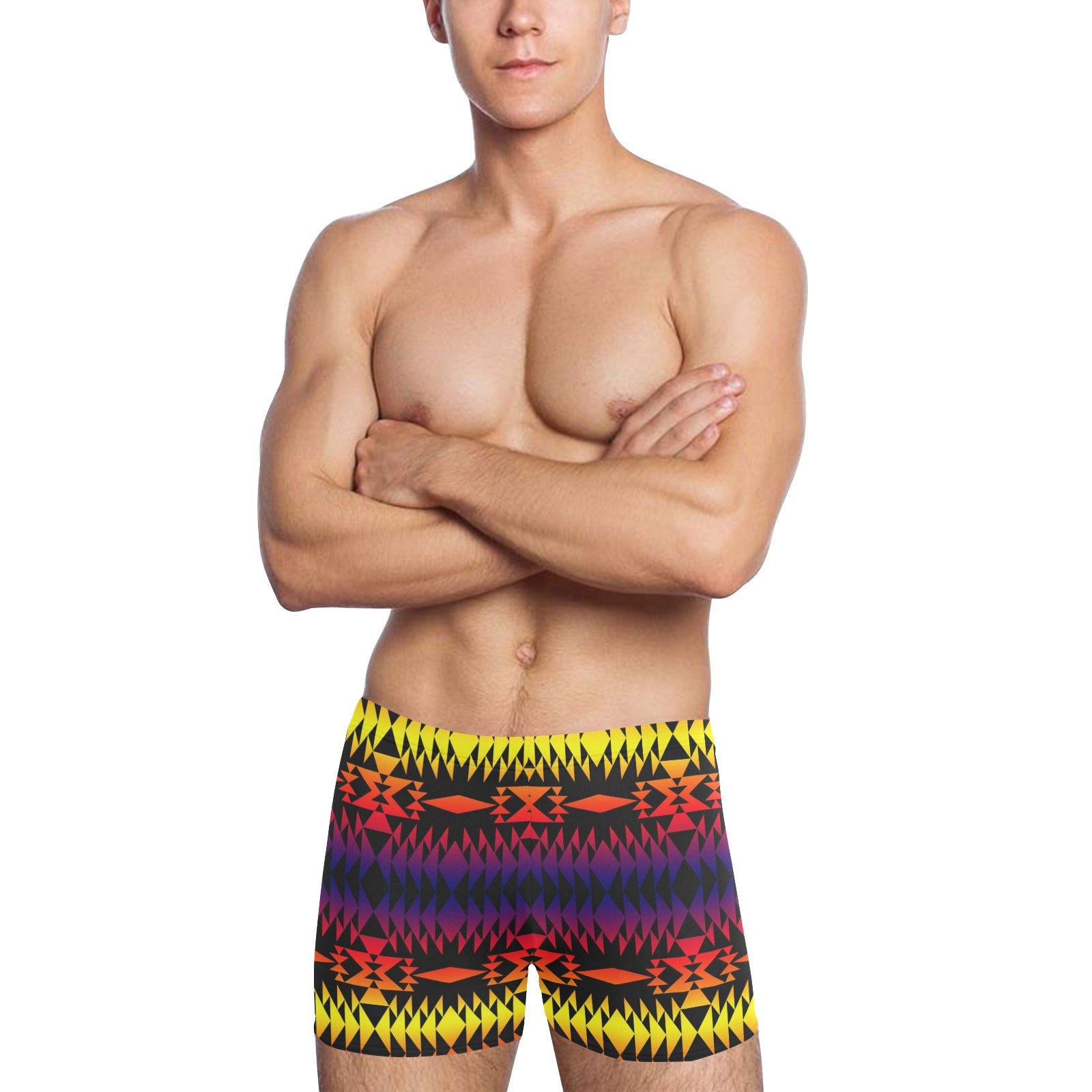 Two Worlds Apart Men's Swimming Trunks