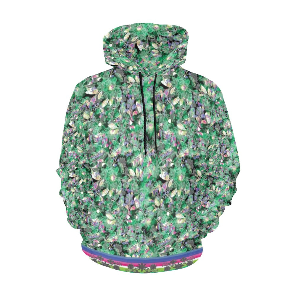 Culture in Nature Green Hoodie for Women (USA Size)