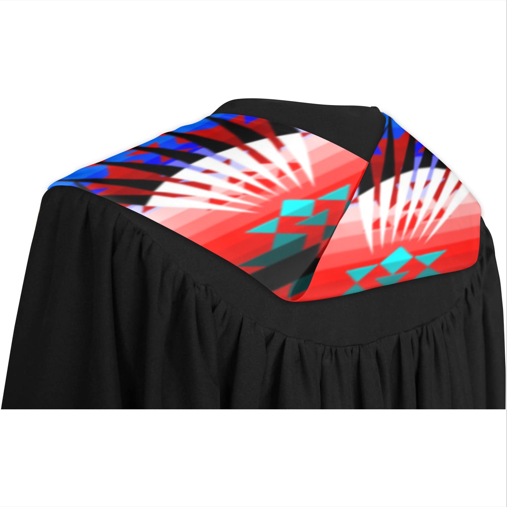 Northwest Ribbonwork Bustles Graduation Stole