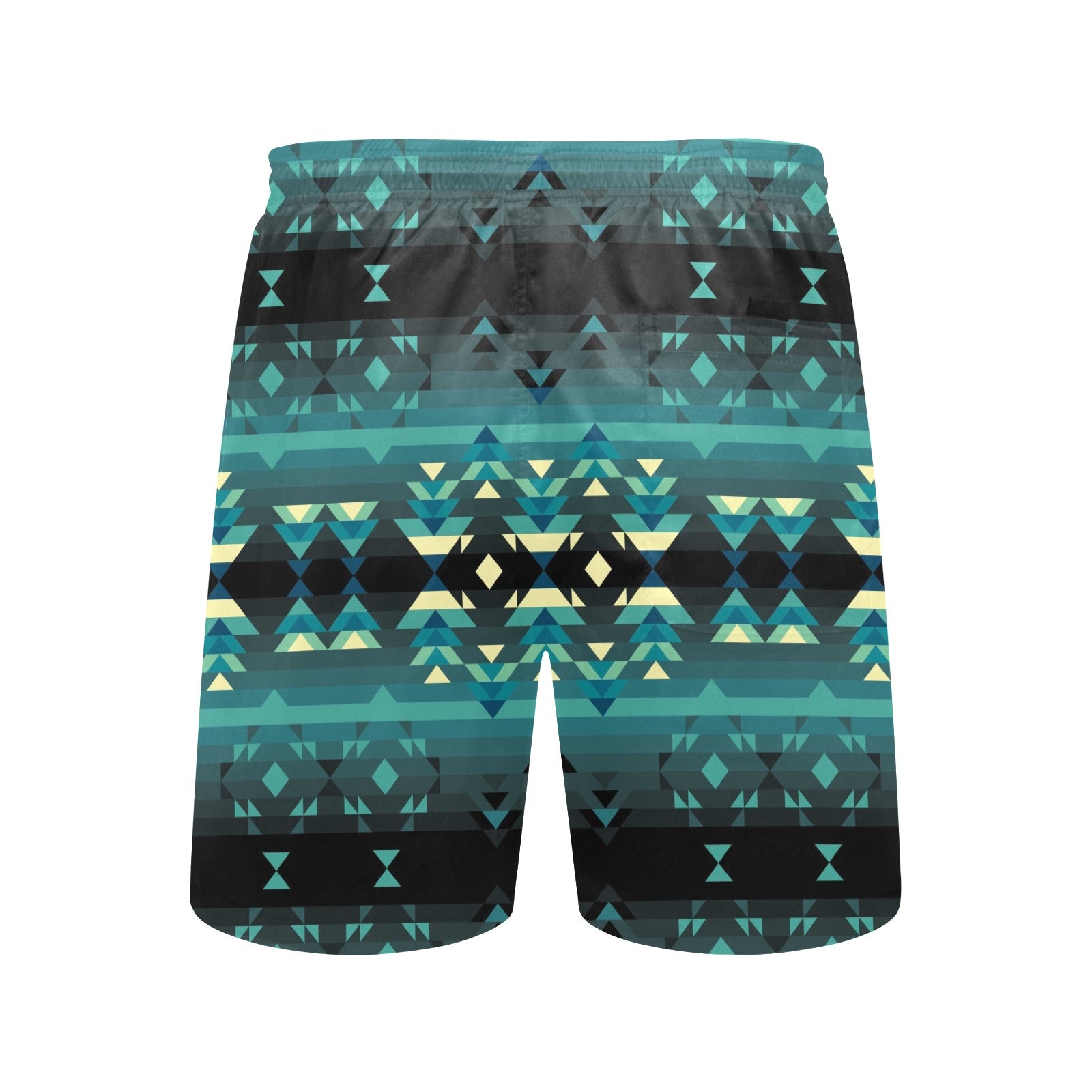 Inspire Green Men's Mid-Length Beach Shorts