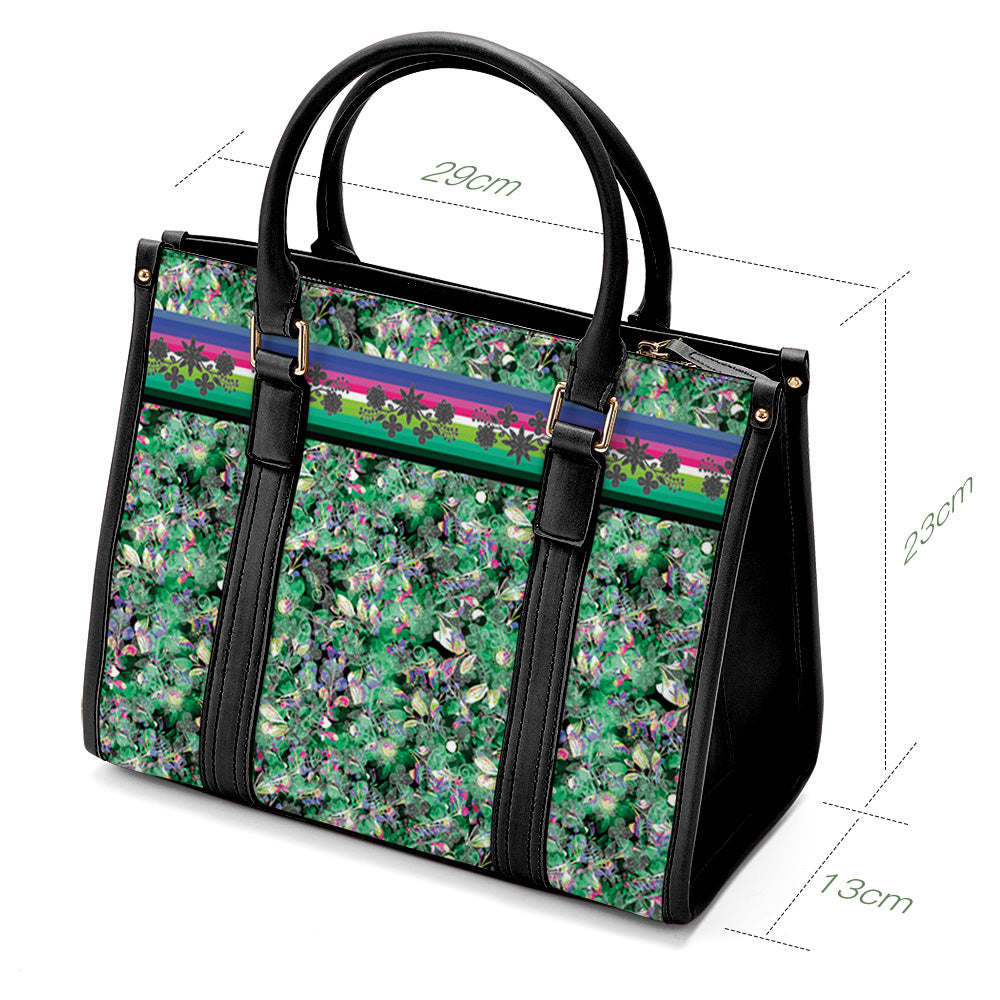 Culture in Nature Green Convertible Hand or Shoulder Bag