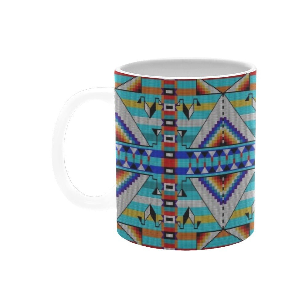 Medicine Blessing Turquoise White Mug(11OZ)