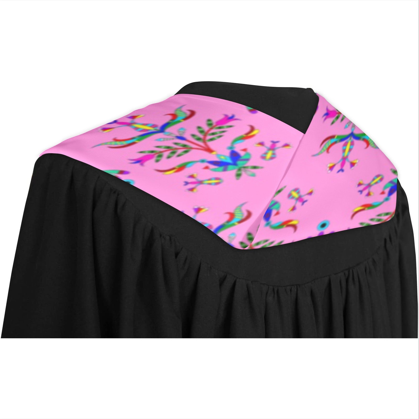 Dakota Damask Cheyenne Pink Graduation Stole