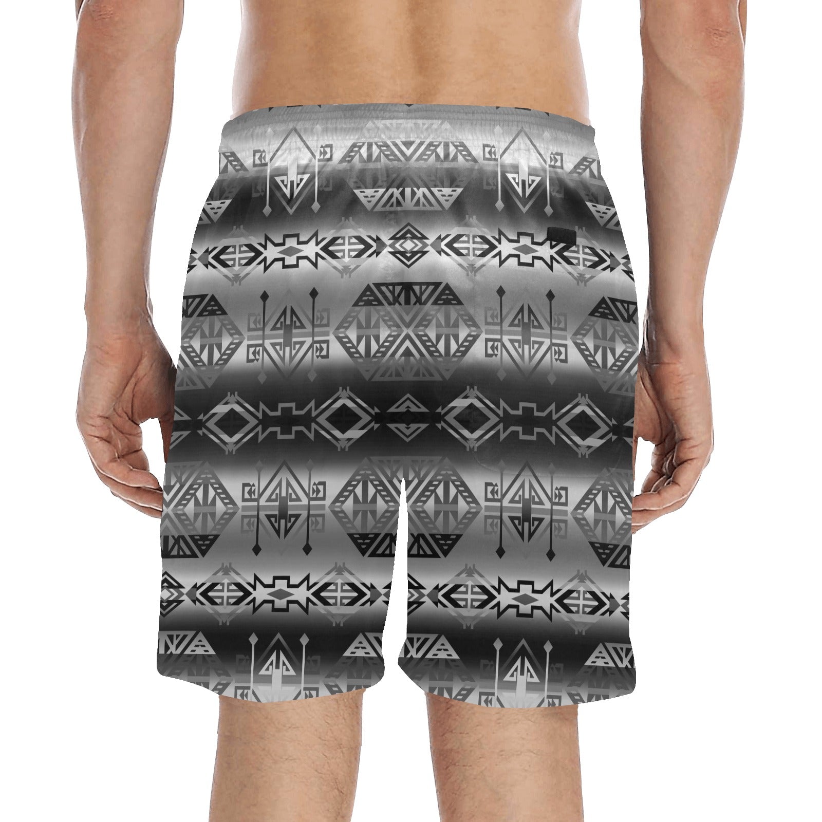 Trade Route Cave Men's Mid-Length Beach Shorts