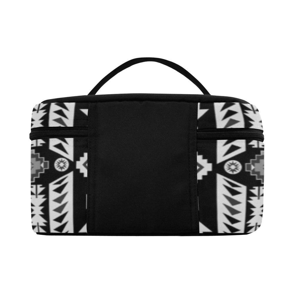 Chiefs Mountain Black and White Cosmetic Bag/Large