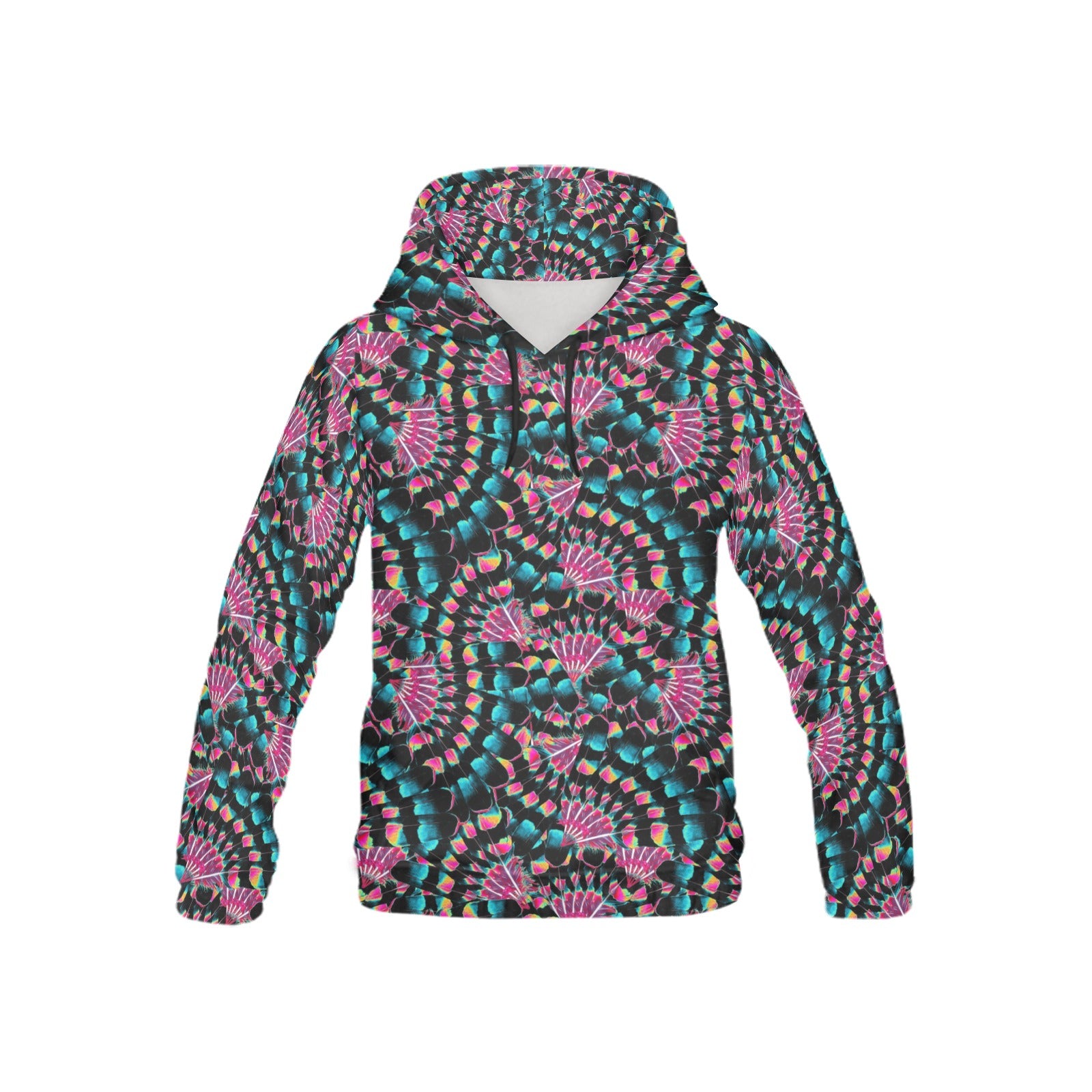 Hawk Feathers Heat Map Hoodie for Kid (USA Size)
