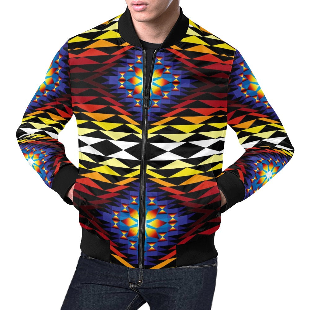 Sunset Blanket Bomber Jacket for Men