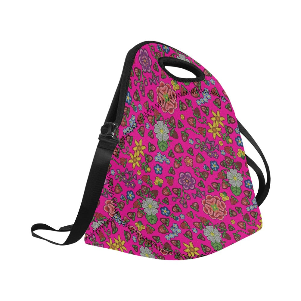 Berry Pop Blush Neoprene Lunch Bag/Large